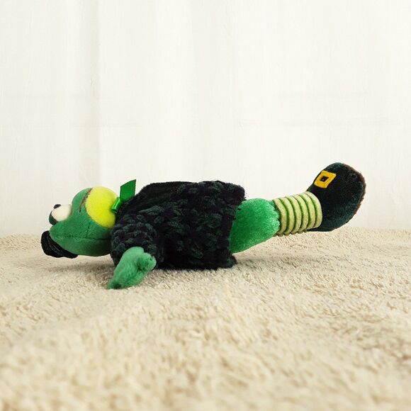 Small Leprechaun Frog O'Toole, 7.5" Standing Plush Toy Doll Figure, Russ Berrie - Picture 4 of 9